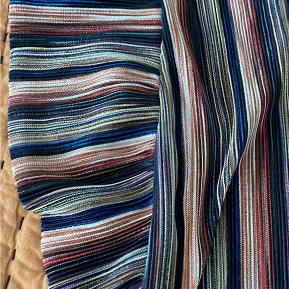 Anthropologie Vanessa Virginia Striped Ruffle Top - Picture 3 of 5
